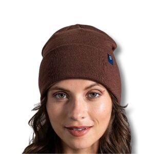United By Blue Recycled Polyester Beanie • Tortoise (Brown) OSFM • NWT